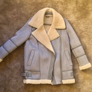 Zara sherpa coat